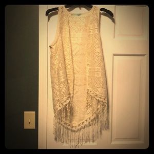Maurices Sleeveless Cardigan